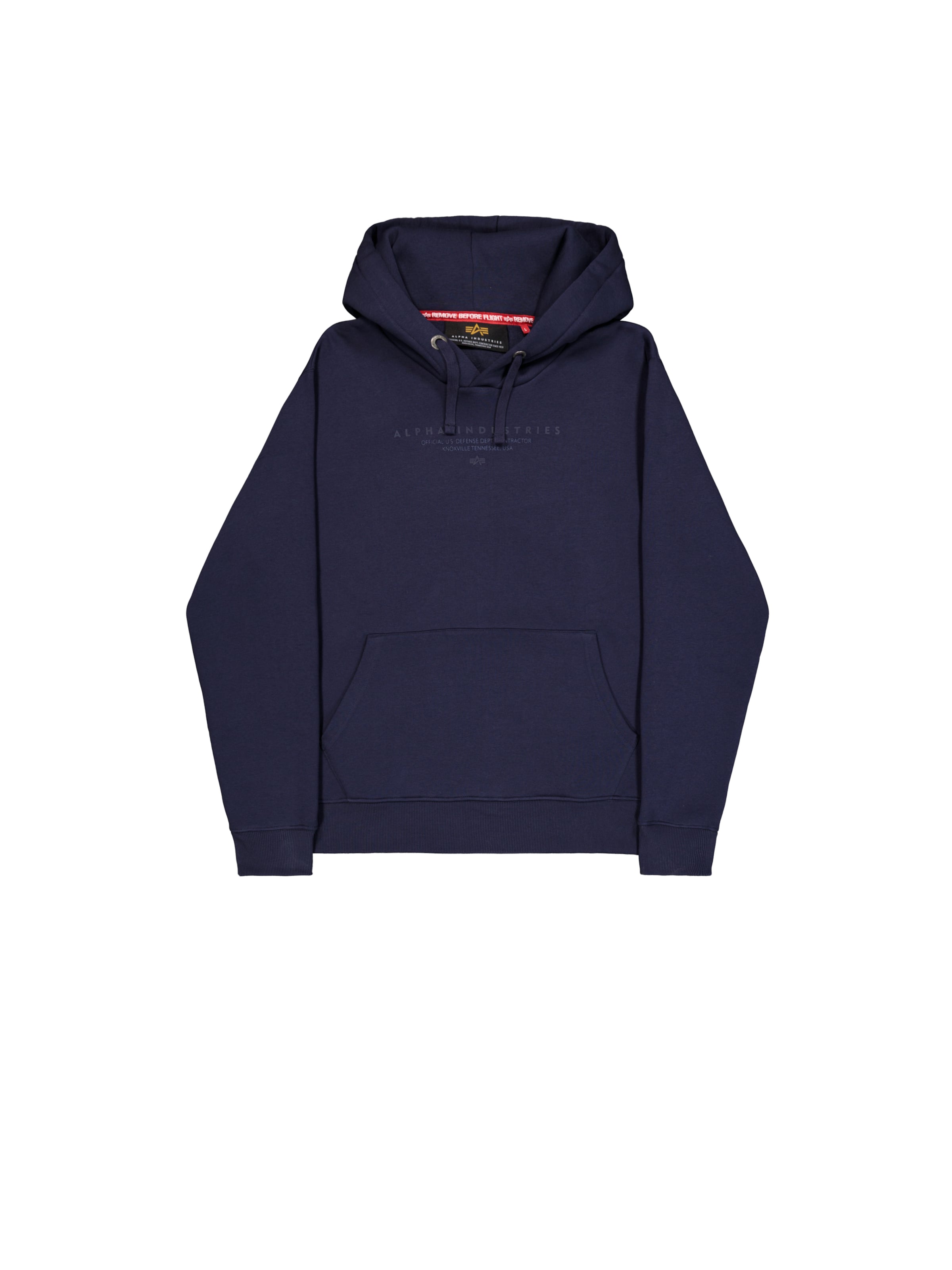 ALPHA INDUSTRIES Sweatshirt 'Dtm' in Blau: Vorderseite