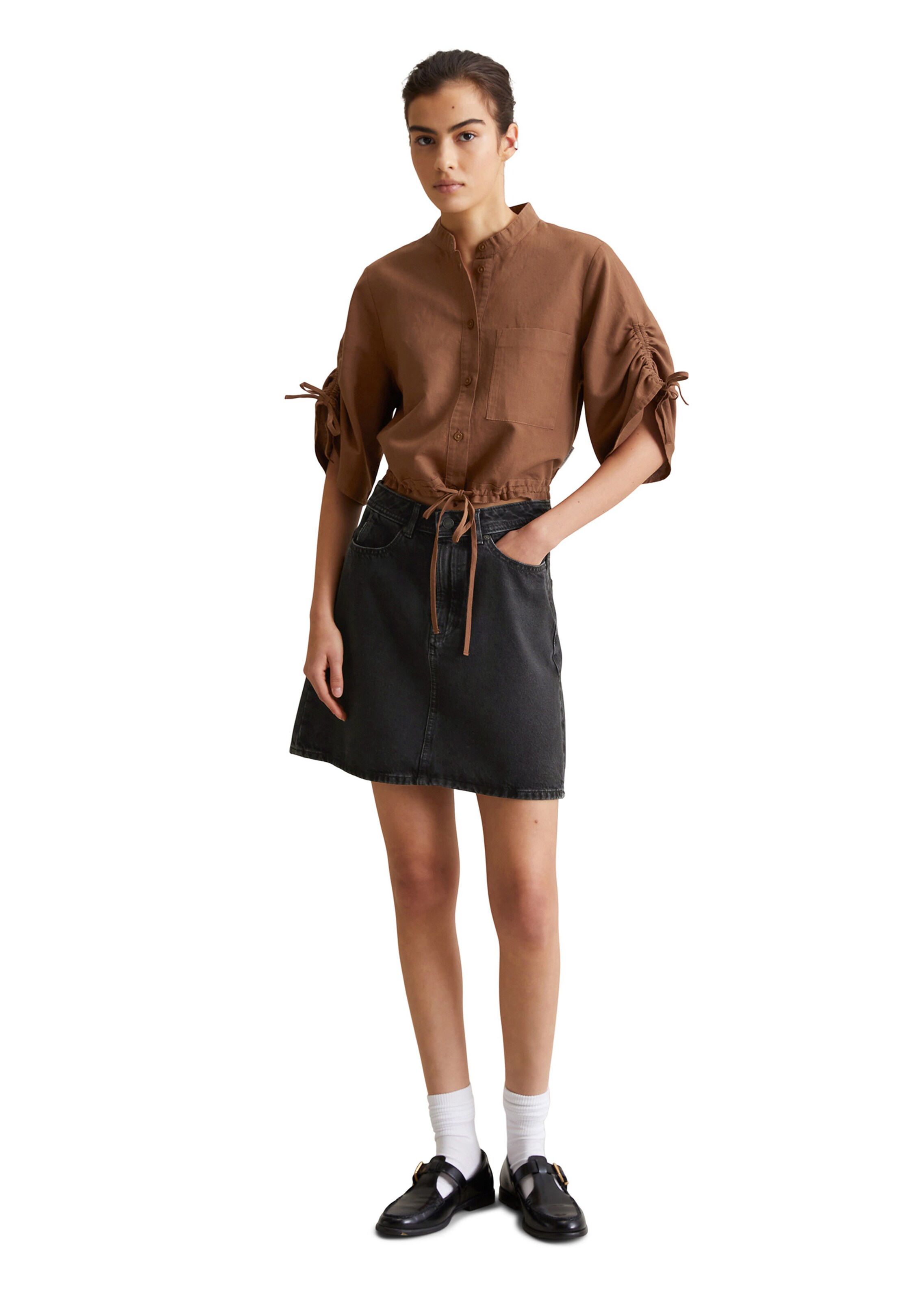 Marc O'Polo DENIM Minirock in Schwarz