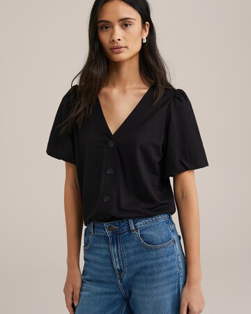 WE Fashion Bluza | črna barva: sprednja stran
