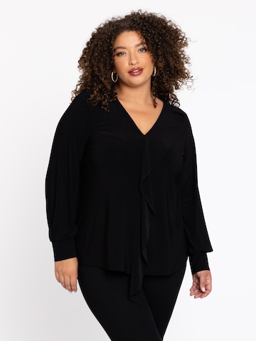 YOEK Tunic in Black: front