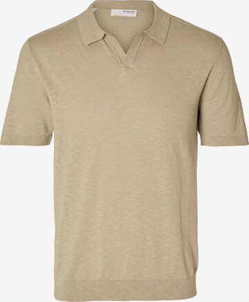 SELECTED HOMME Trui 'Berg' in Beige: voorkant