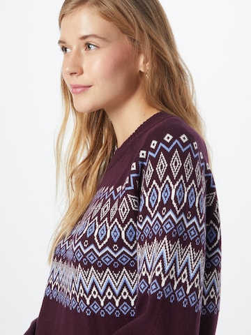 GAP Sweater 'FAIRISLE' in Purple
