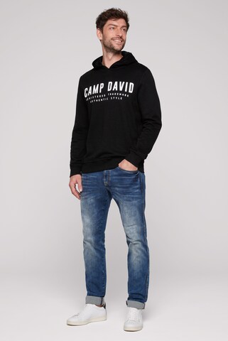 CAMP DAVID Sweatshirt in Schwarz