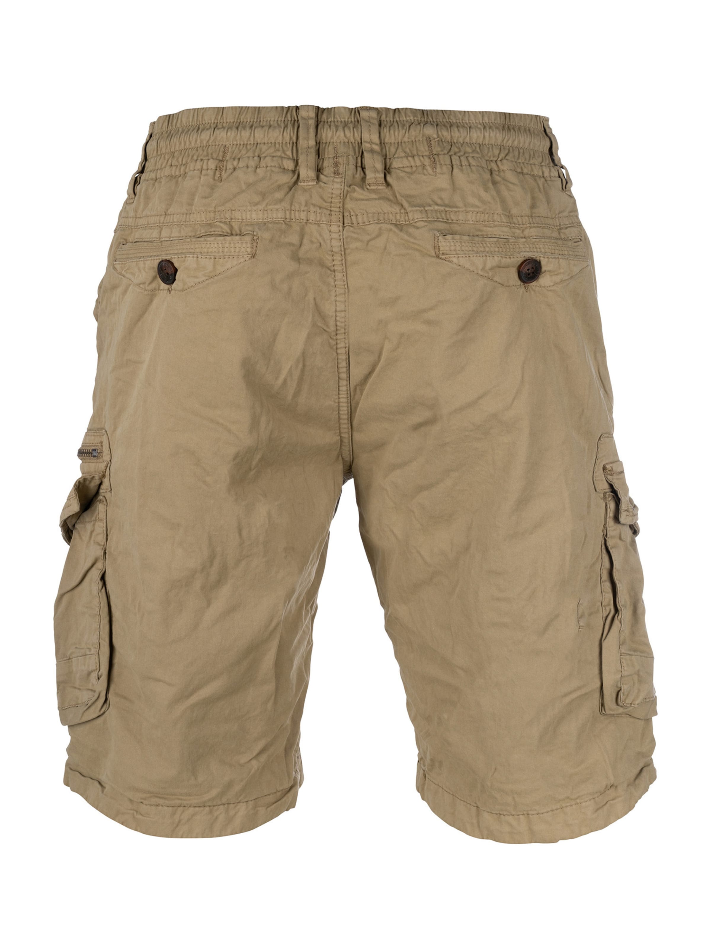 poolman Regular Trousers ' Cargoshorts Streetgear Cargo ' in Beige
