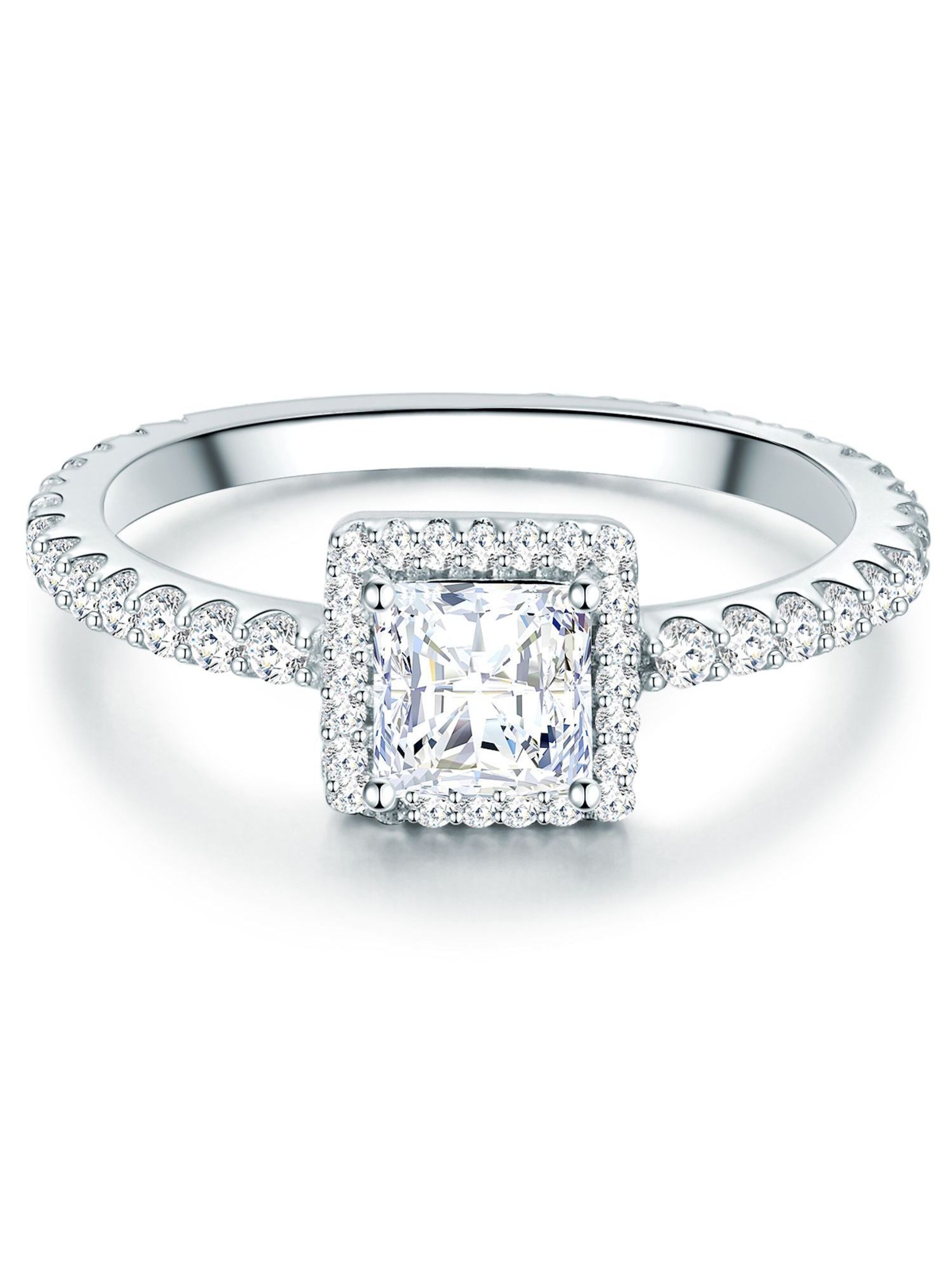 Trilani Sormus värissä hopea: etupuoli