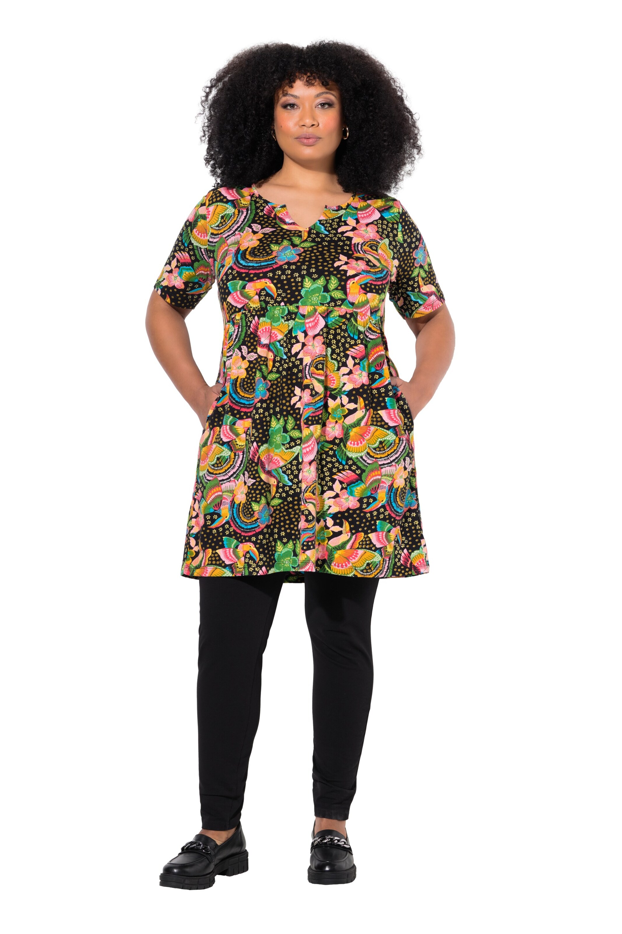 Ulla Popken Shirt in Gemengde kleuren: voorkant