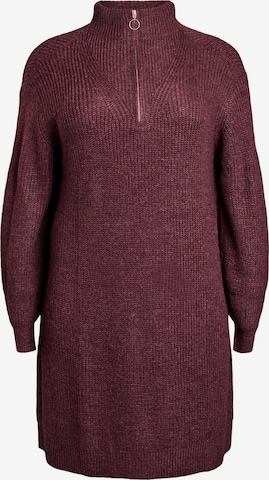 raudona Zizzi Megzta suknelė 'Fllola': priekis