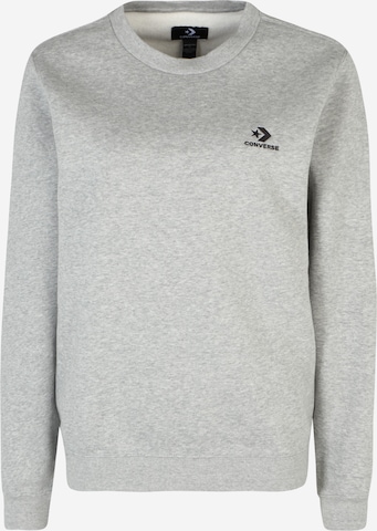 CONVERSE Sweatshirt in Grau: predná strana