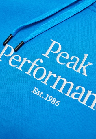 Sweat-shirt PEAK PERFORMANCE en bleu