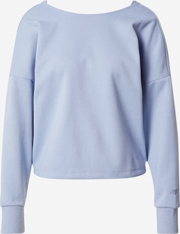 4F Sportsweatshirt in Blau: predná strana