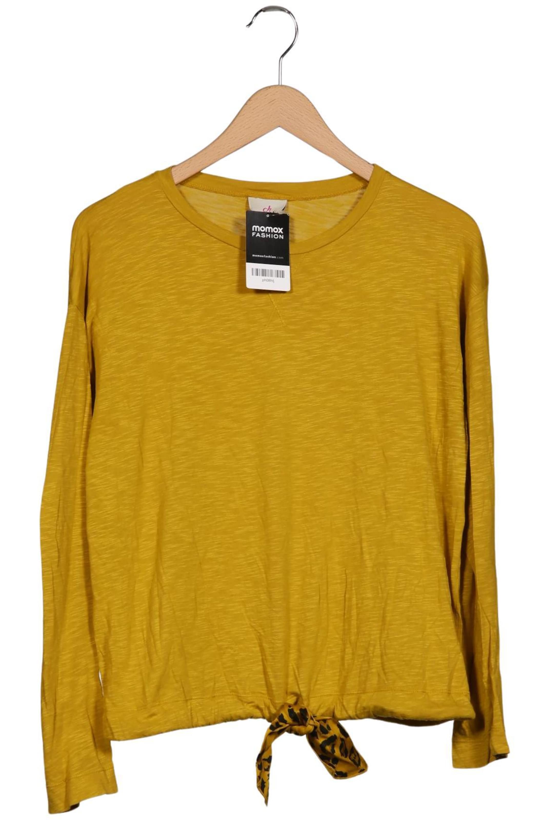 DEHA Langarmshirt XS in Gelb: Vorderseite