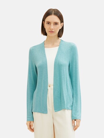 Cardigan TOM TAILOR en bleu : devant