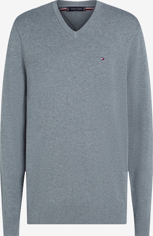 Pull-over 'ESSENTIAL' TOMMY HILFIGER en gris : devant