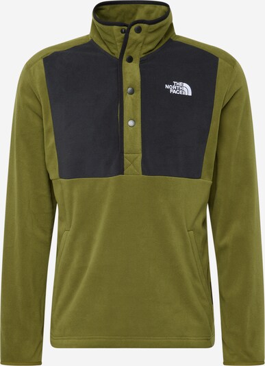 THE NORTH FACE Sporttrui 'HOMESAFE' in de kleur Olijfgroen / Zwart / Wit, Productweergave