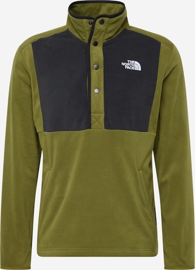 THE NORTH FACE Athletic Sweater 'HOMESAFE' in Olive / Black / White, Item view