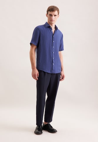 Coupe regular Chemise business SEIDENSTICKER en bleu