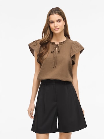 VILA Bluse 'VILania' i brun: forside