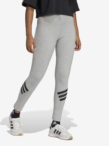 ADIDAS SPORTSWEAR Skinny Urheiluhousut 'Future Icons' värissä harmaa: etupuoli