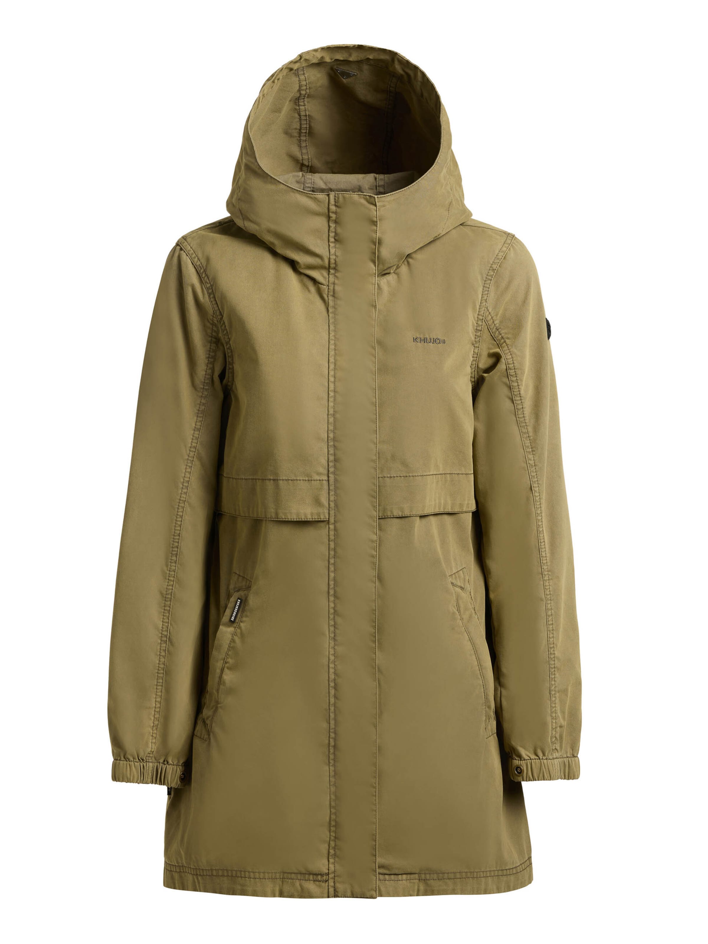 Veste mi-saison 'Brava' khujo en vert : devant