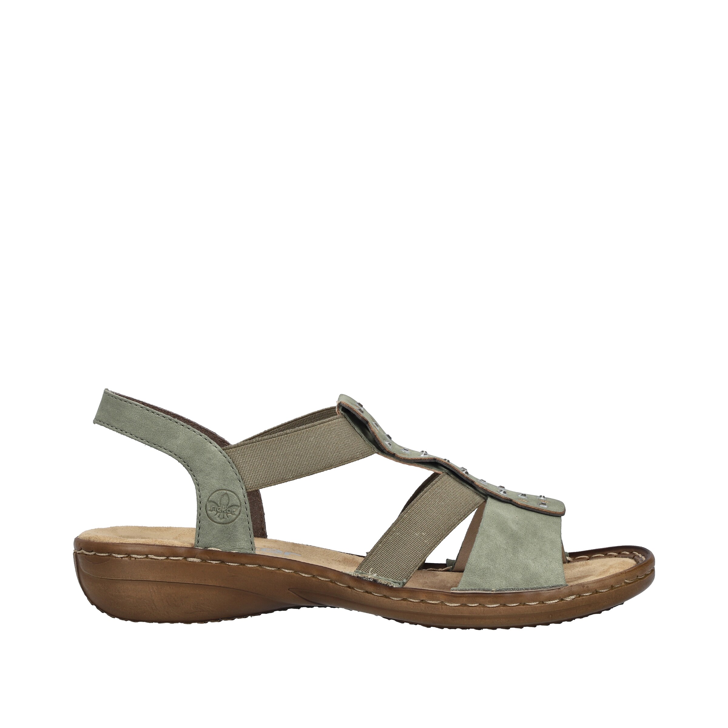 Rieker Strap Sandals in Green