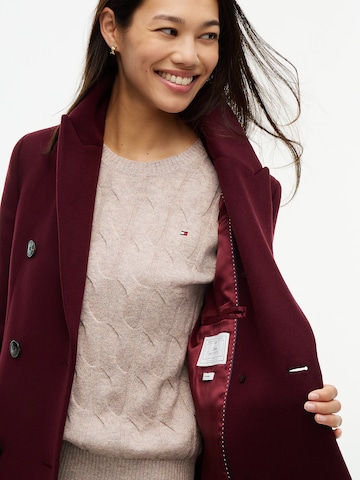 purpurinė TOMMY HILFIGER Demisezoninis paltas