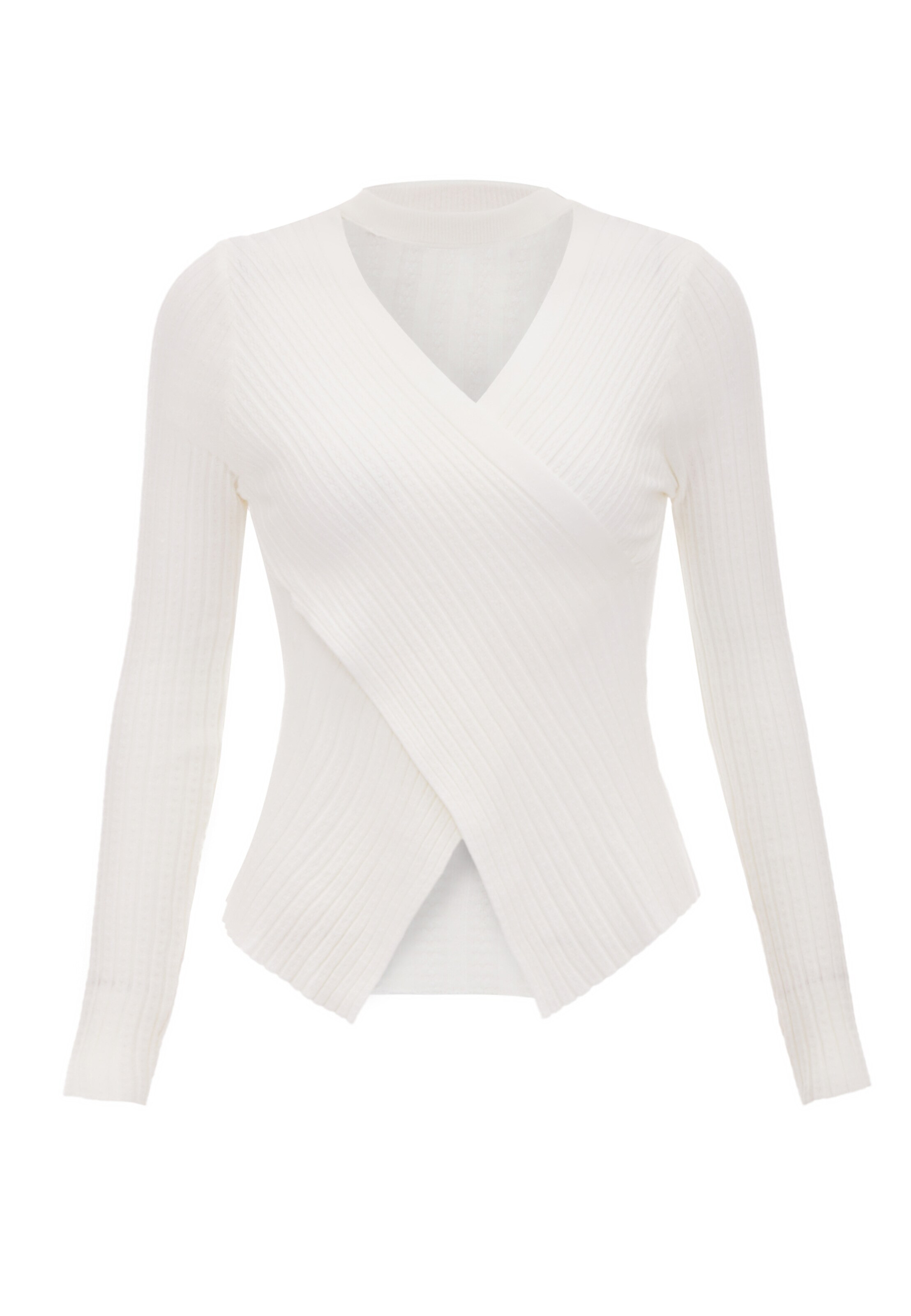 aleva Trui in Wit: voorkant