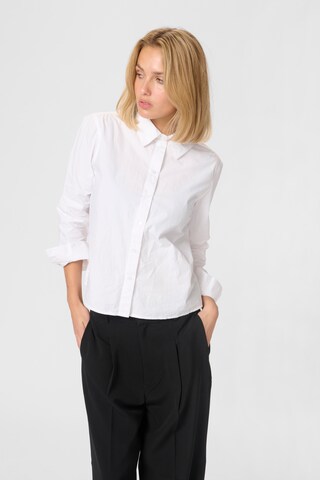 Chemisier My Essential Wardrobe en blanc : devant