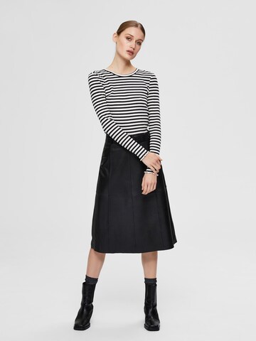 SELECTED FEMME Shirts 'ANNA' i sort