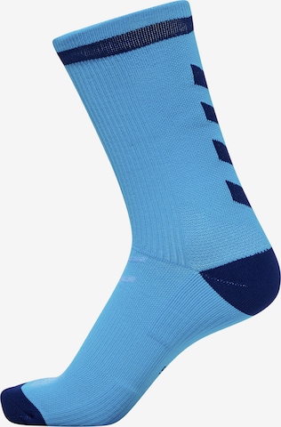 Chaussettes de sport Hummel en bleu : devant