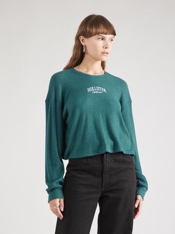 Tricou de la HOLLISTER pe verde: față