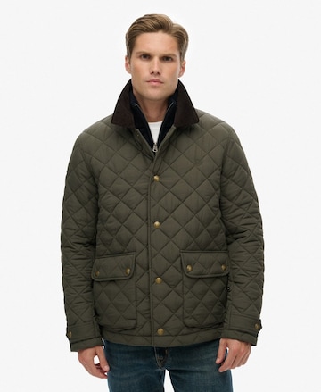 Veste mi-saison Superdry en vert : devant