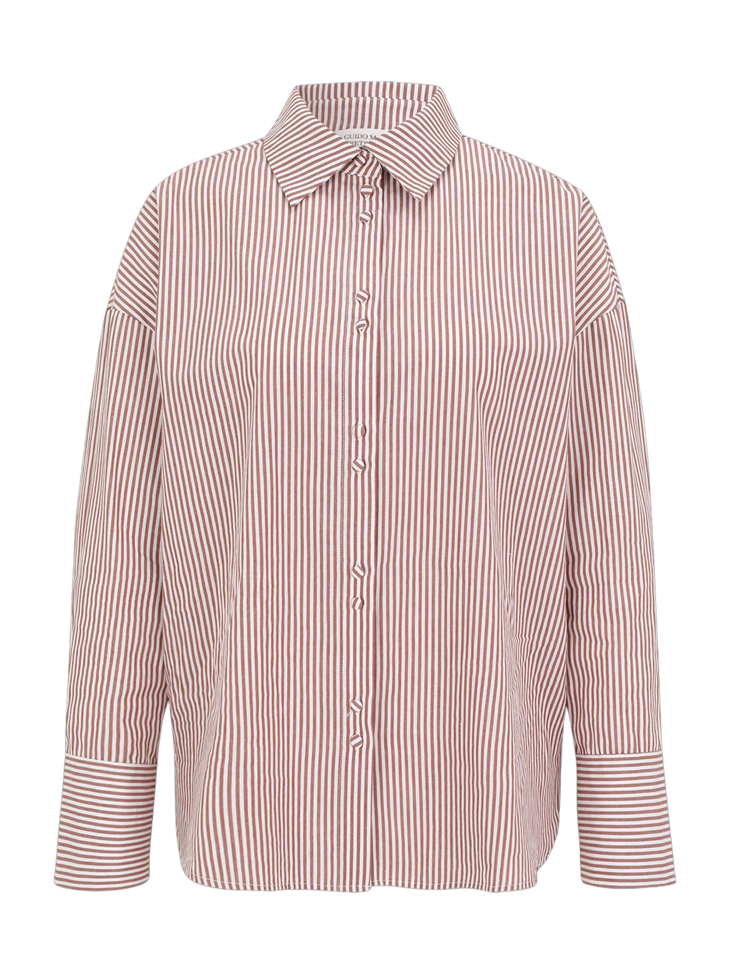 Guido Maria Kretschmer Women Chemisier 'Fleur' en rouge clair / blanc, Vue avec produit