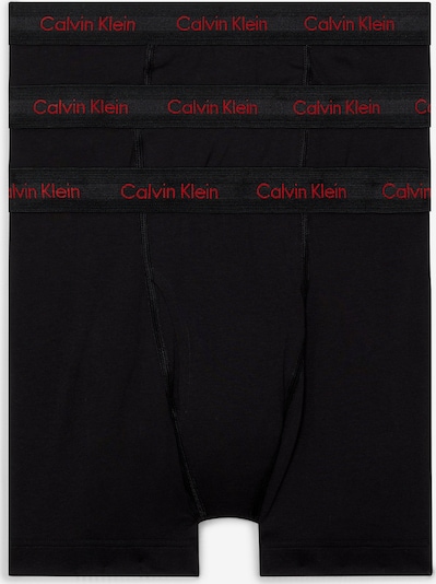 Calvin Klein Underwear Boxers en rouge sang / noir, Vue avec produit