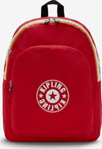 KIPLING Backpack 'CURTIS L CEN' in Red: front