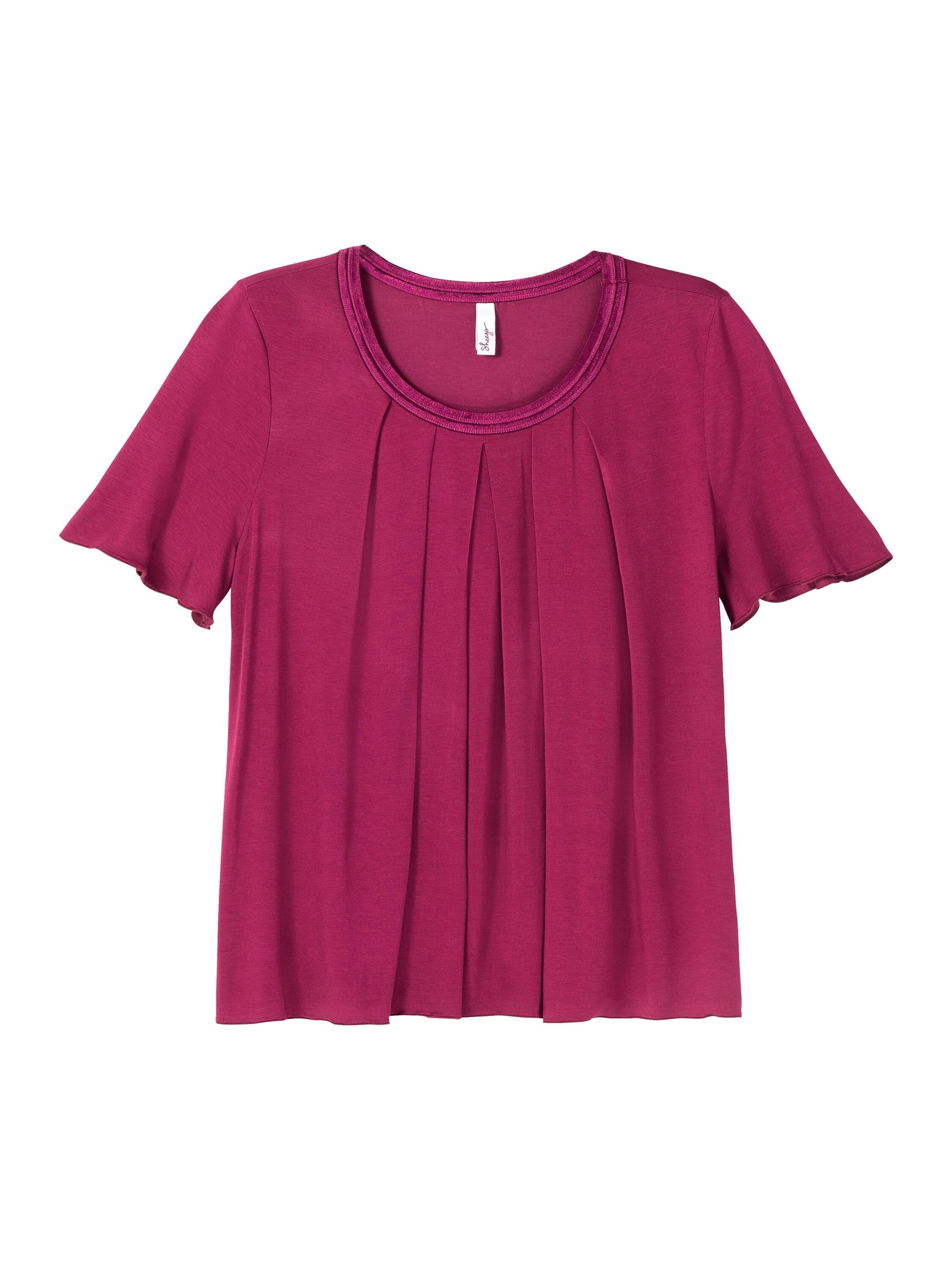 SHEEGO Футболка в Лиловый: спереди