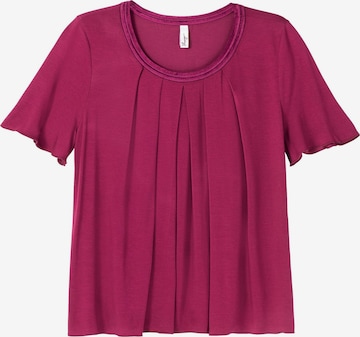 T-shirt SHEEGO en violet : devant