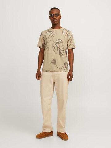 JACK & JONES Μπλουζάκι 'JJPalma' σε μπεζ