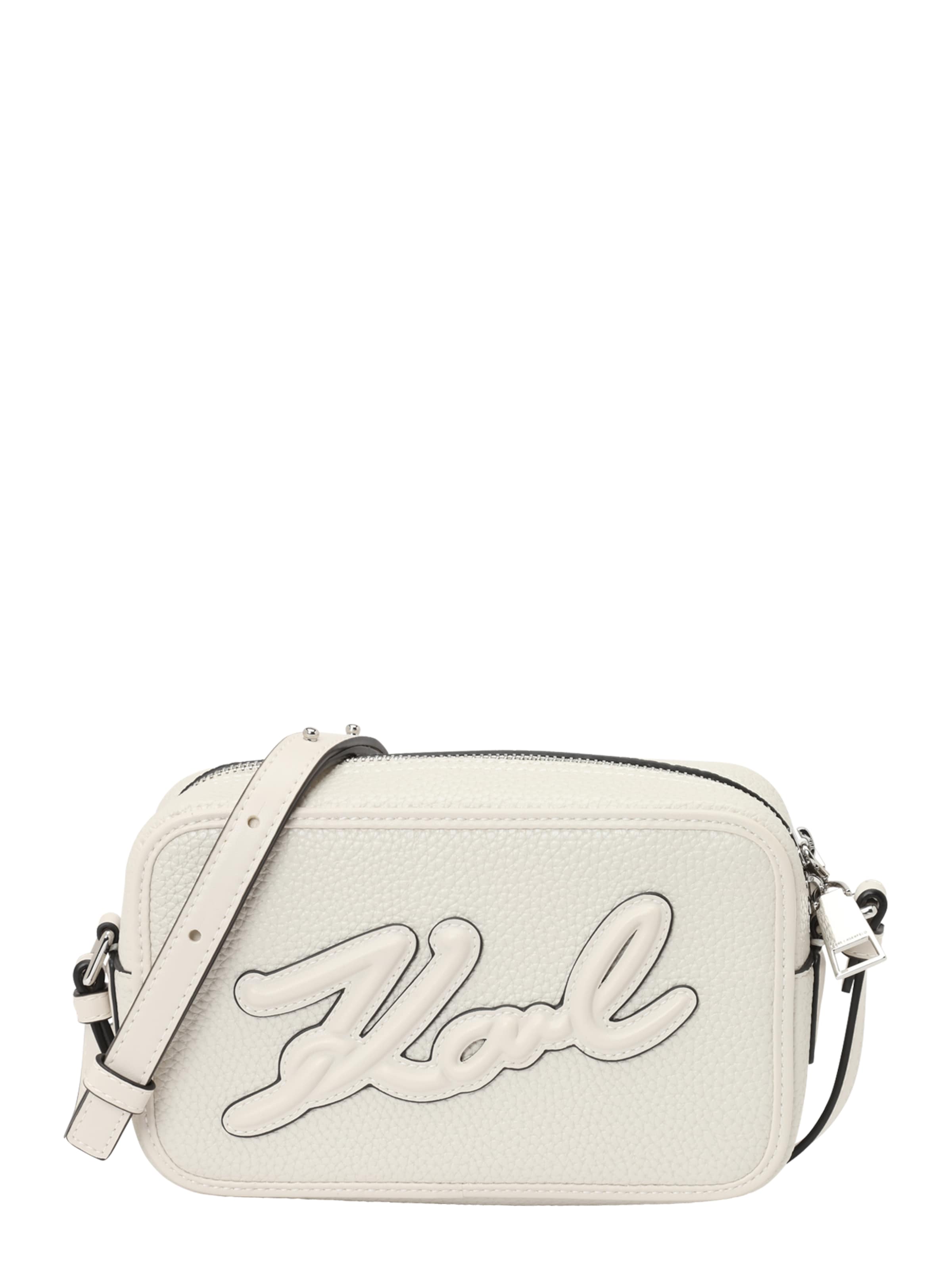 Karl Lagerfeld Olkalaukku 'Skuare' värissä harmaa: etupuoli