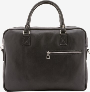 Borsa a mano 'Borsa a Mano Unisex Vera Pelle - Made in Italy' di Alessia Firenze in nero: frontale