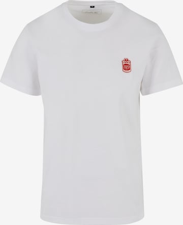 T-Shirt 'Have A Drink' Mister Tee en blanc : devant