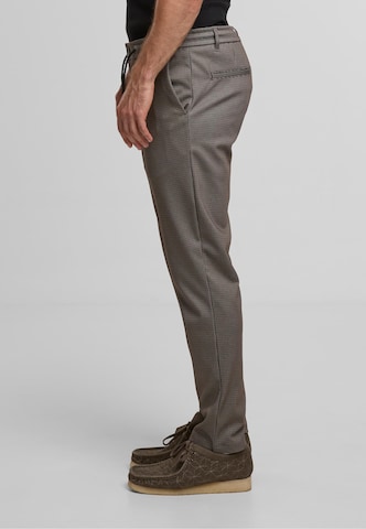 Coupe slim Pantalon à pince 'Zeddi' INDICODE JEANS en marron