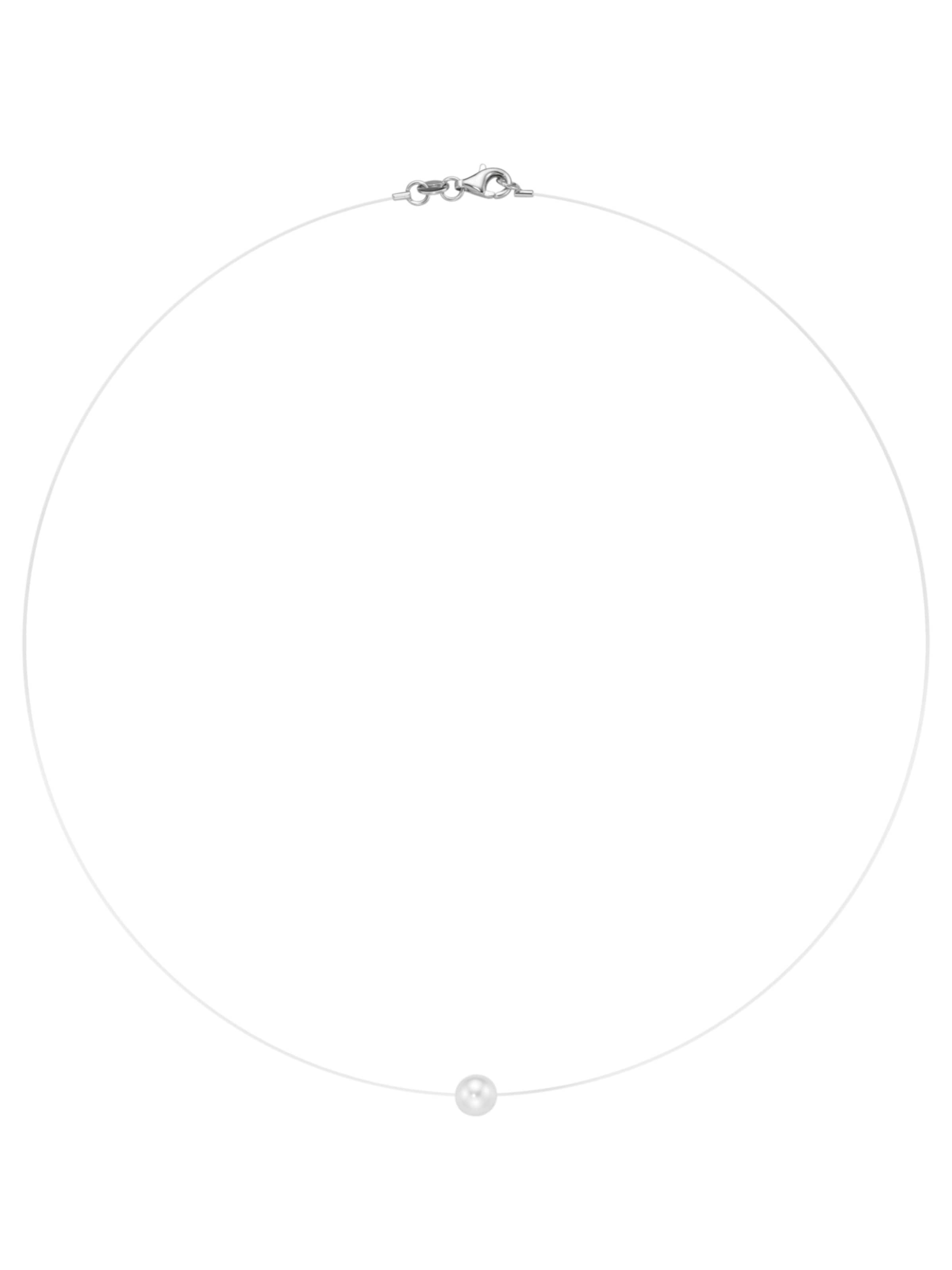 Collana di Smart Jewel in bianco: frontale