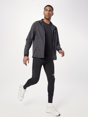 ADIDAS PERFORMANCE Skinny Παντελόνι φόρμας 'Run It' σε μαύρο