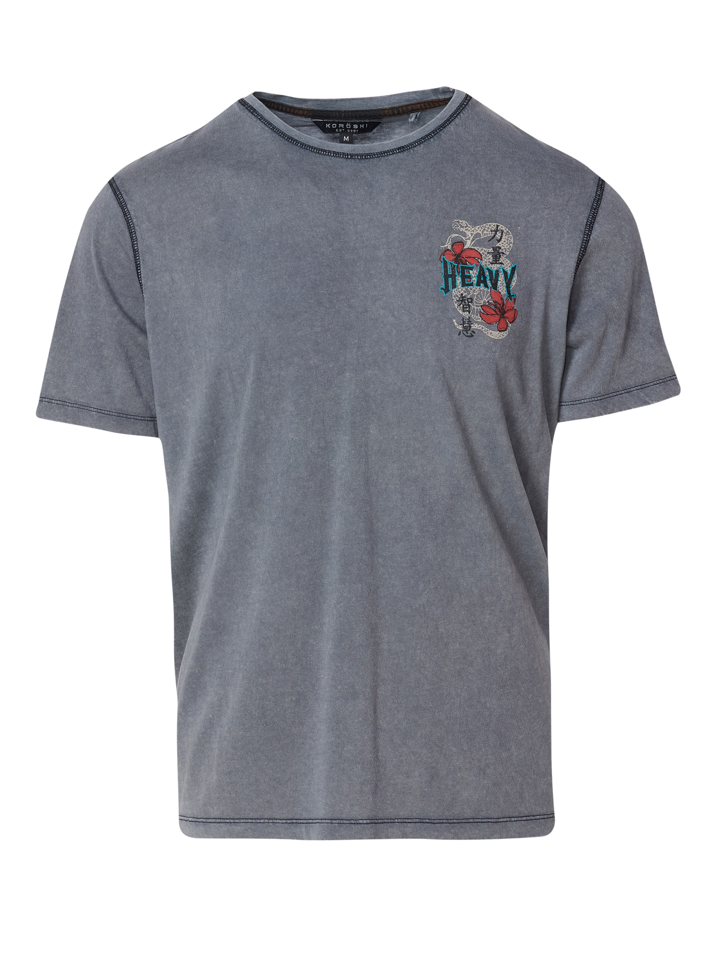 KOROSHI Shirt in Grey: front