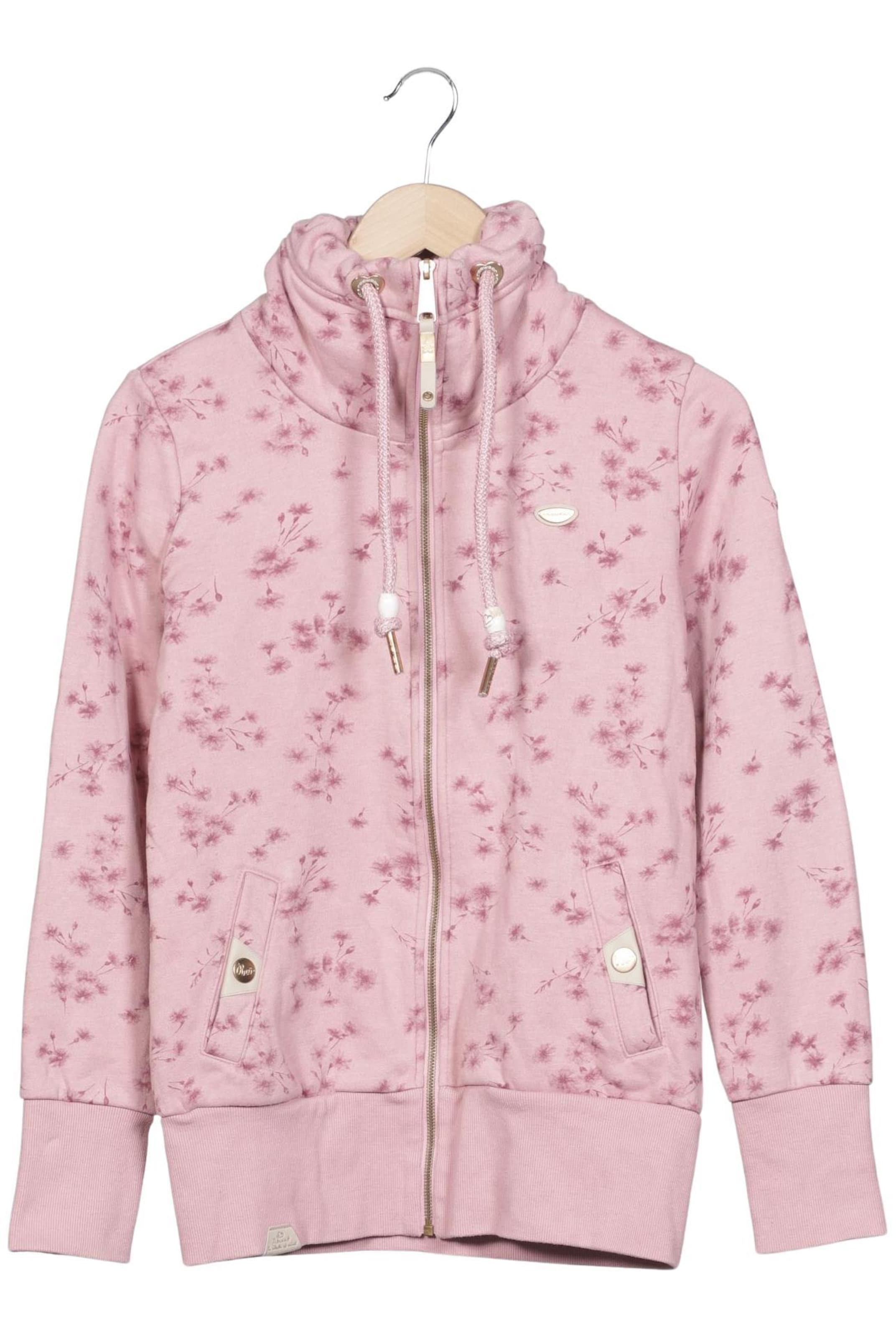 Ragwear Sweatshirt & Zip-Up Hoodie in M in Pink: front