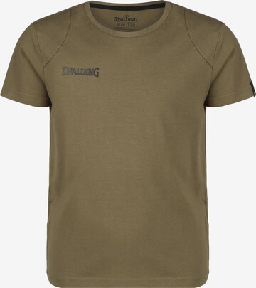 SPALDING Performance Shirt 'Essential' in Brown: front