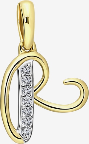 Lucardi Anhänger in Gold: Vorderseite