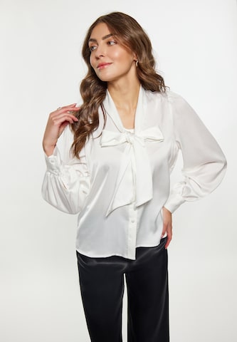 faina - Blusa en blanco: frente