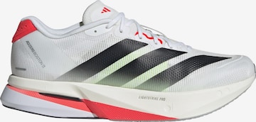 Chaussure de course 'Adizero Boston 13' ADIDAS PERFORMANCE en blanc : devant