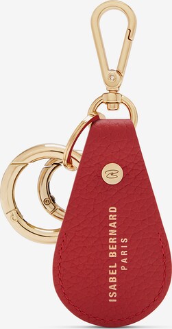 Isabel Bernard Key Ring in Red: front